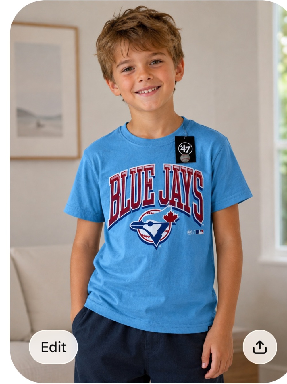 Blue Jays Tee Kids Medium
